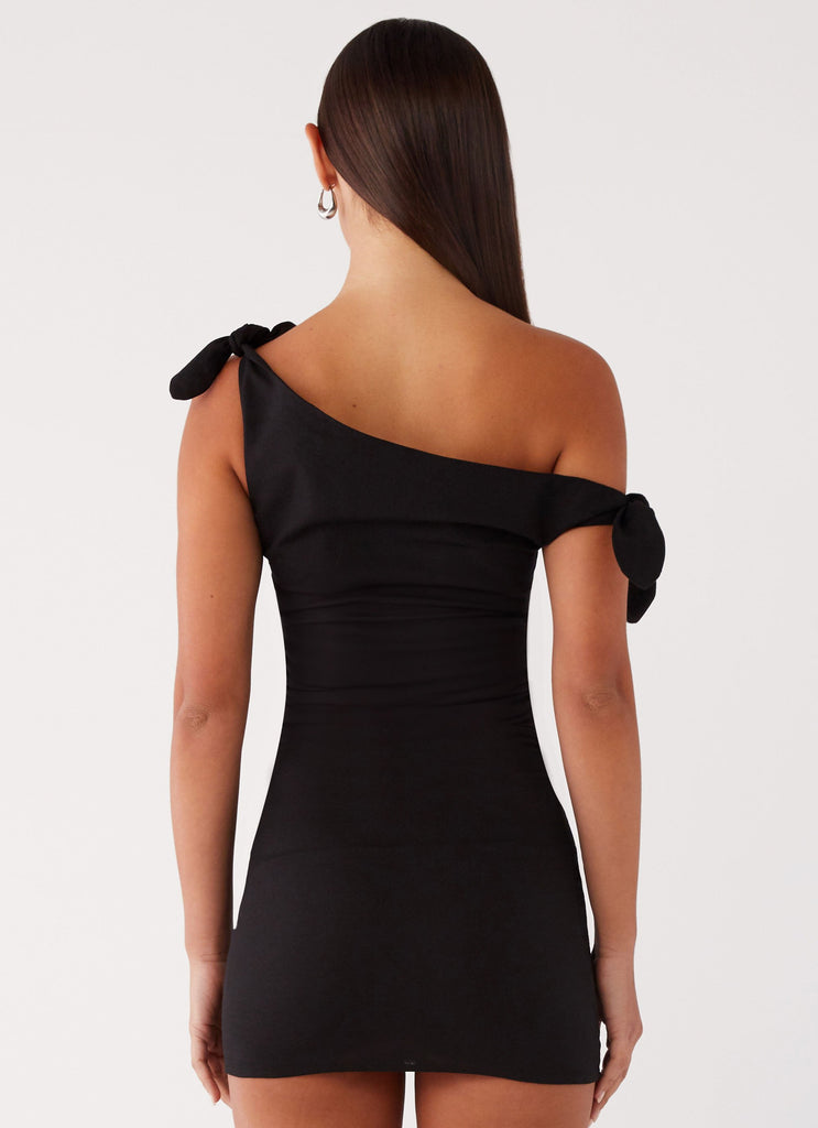 Peppermayo Peppermayo Exclusive - Amazonia Linen Mini Dress - Black