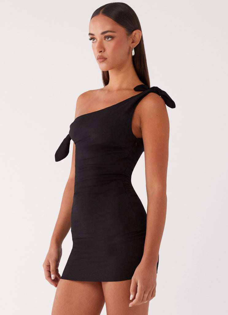 Peppermayo Peppermayo Exclusive - Amazonia Linen Mini Dress - Black