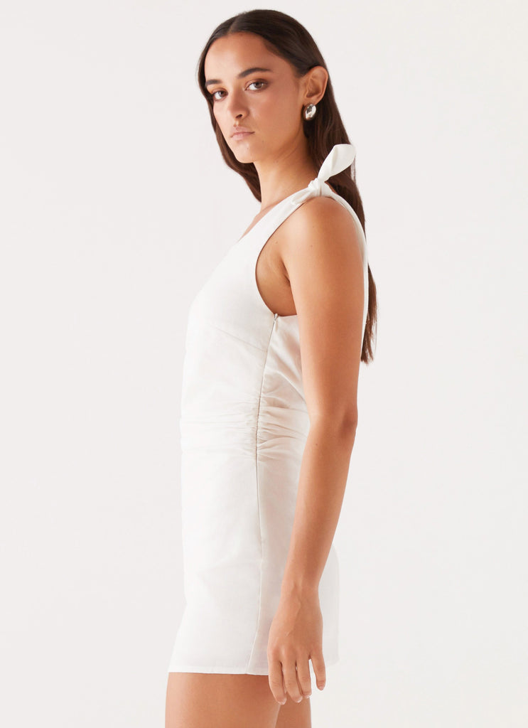 Peppermayo Peppermayo Exclusive - Amazonia Linen Mini Dress - White