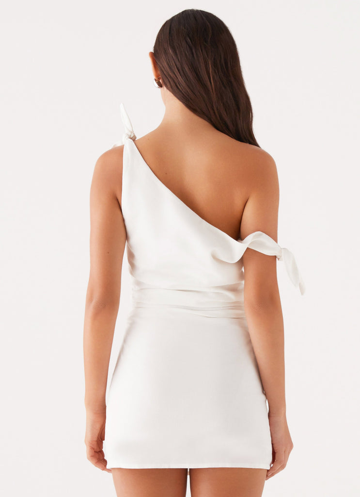 Peppermayo Peppermayo Exclusive - Amazonia Linen Mini Dress - White