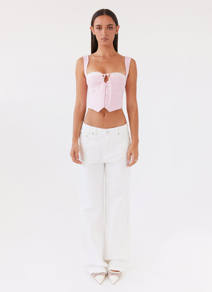 Peppermayo Peppermayo Exclusive - Ambretta Corset Top - Pink