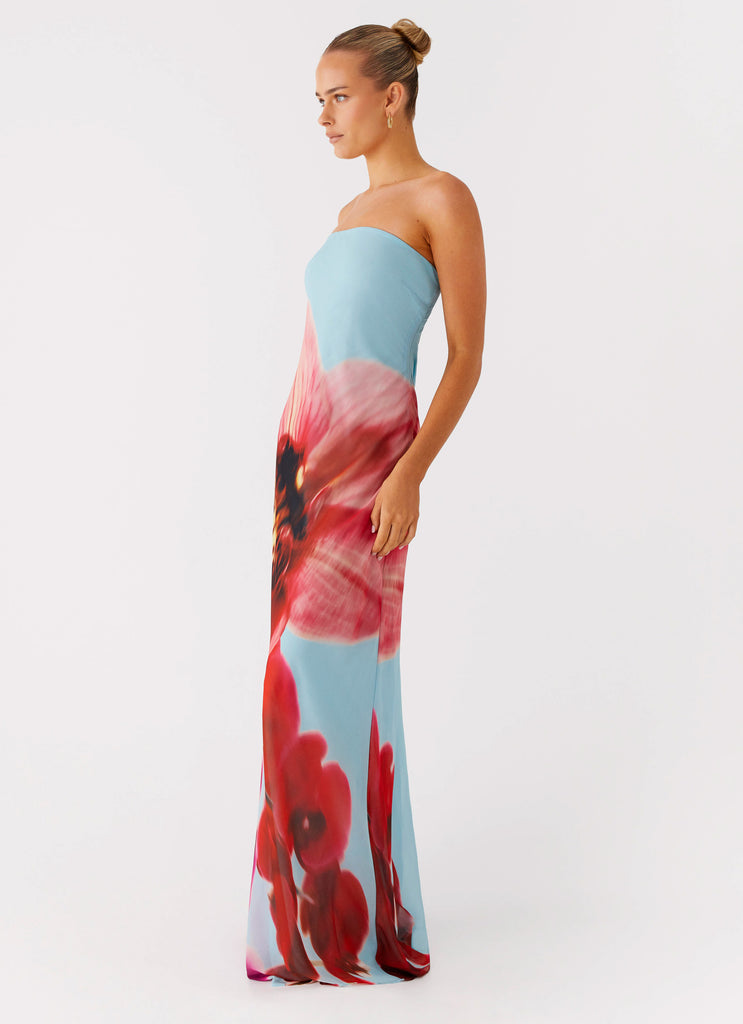 Peppermayo Peppermayo Exclusive - Amelle Maxi Dress - Turquoise Bloom