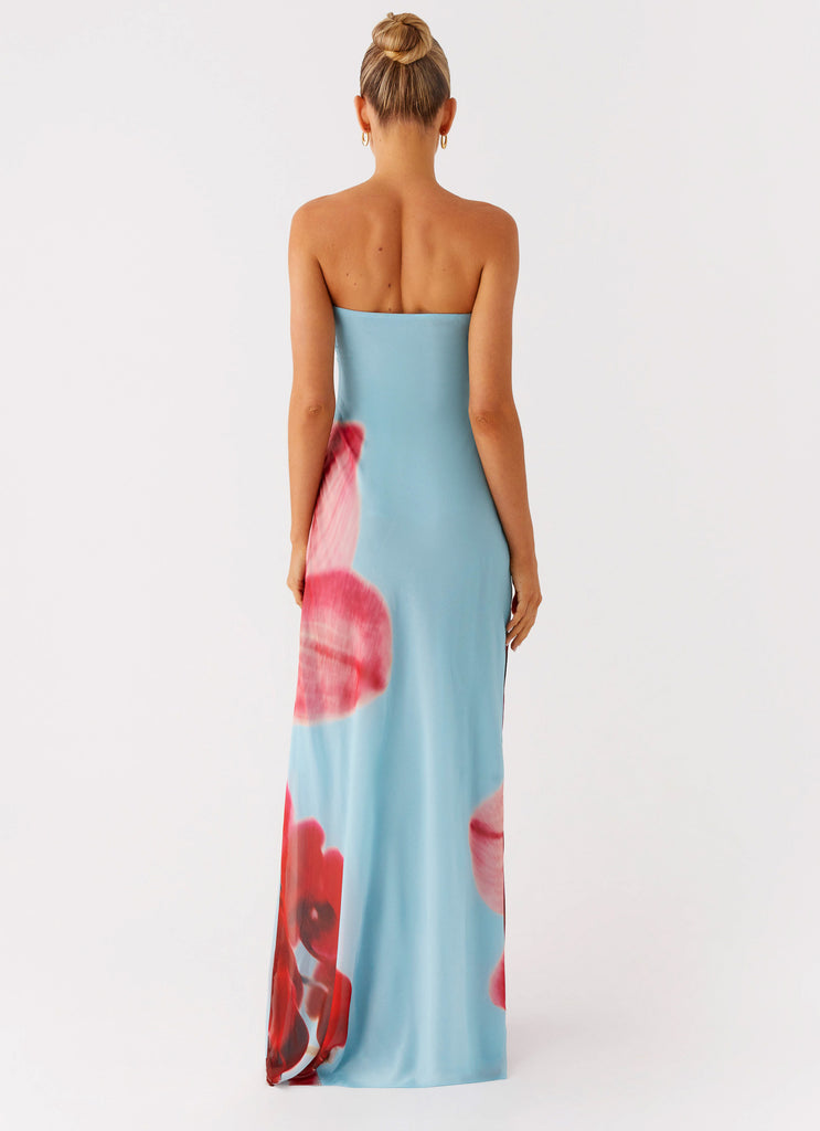 Peppermayo Peppermayo Exclusive - Amelle Maxi Dress - Turquoise Bloom