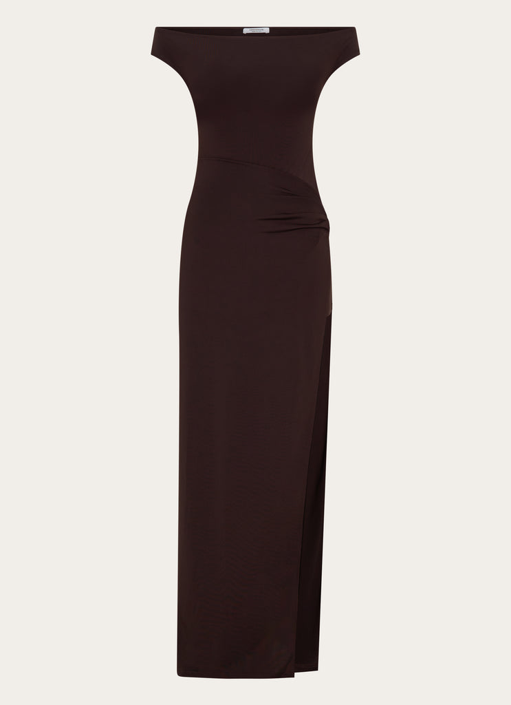 Peppermayo Peppermayo Exclusive - Amerie Maxi Dress - Chocolate