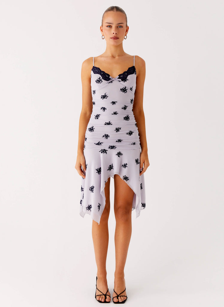 Peppermayo Peppermayo Exclusive - Amor Flock Hanky Mini Dress - Lilac