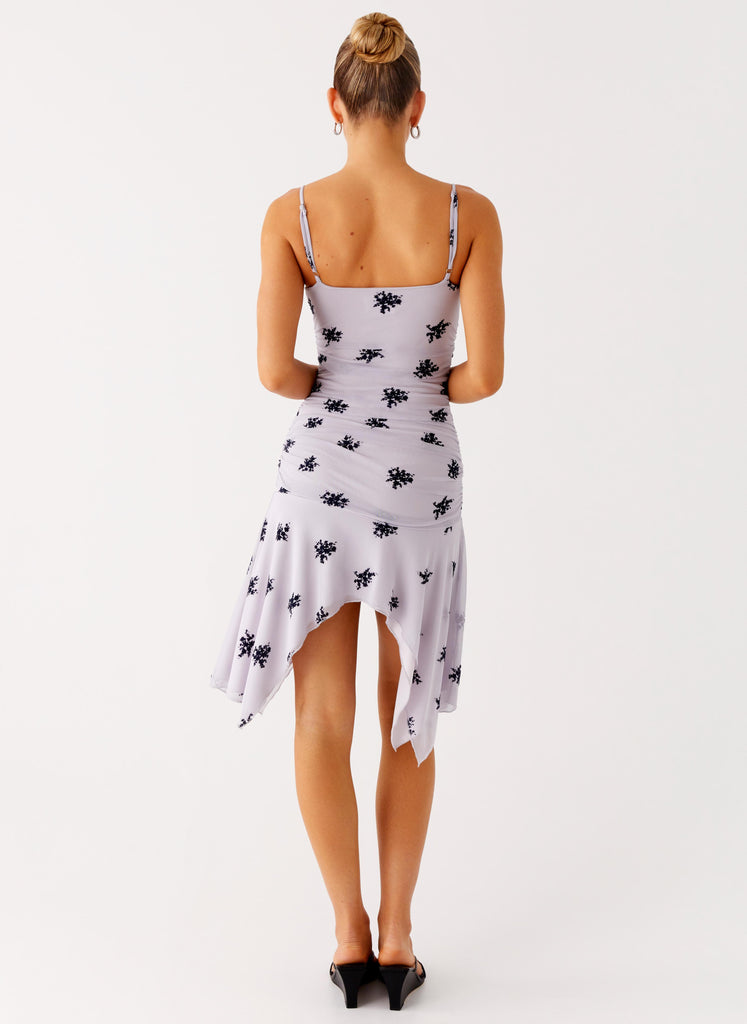 Peppermayo Peppermayo Exclusive - Amor Flock Hanky Mini Dress - Lilac