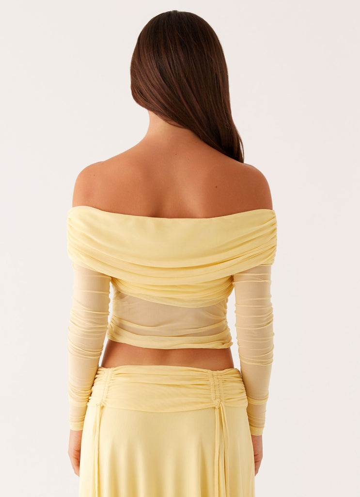 Peppermayo Peppermayo Exclusive - Amryn Long Sleeve Top - Yellow