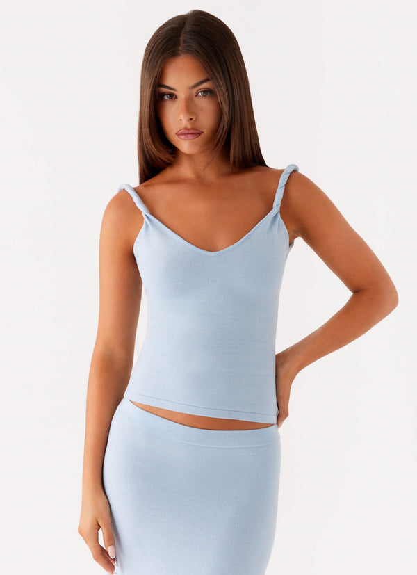 peppermayo Peppermayo Exclusive - Anastasia Knit Top - Blue