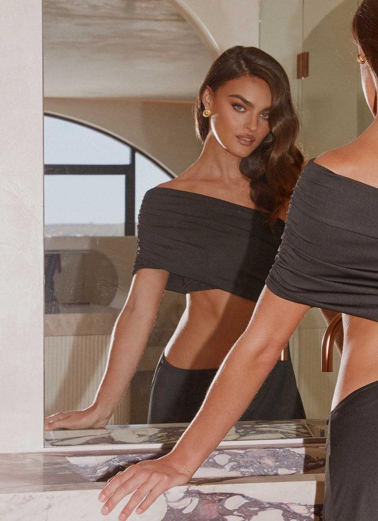 Peppermayo Peppermayo Exclusive - Angelina Asym Midi Dress - Black