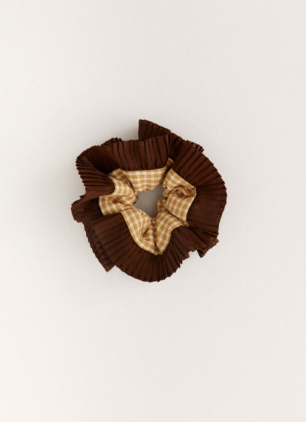 peppermayo Peppermayo Exclusive - Angeline Scrunchie - Brown