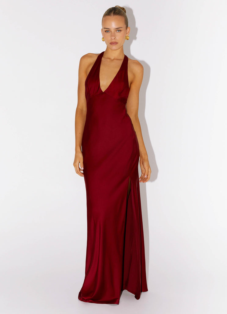 Peppermayo Peppermayo Exclusive - Angie Maxi Dress - Burgundy