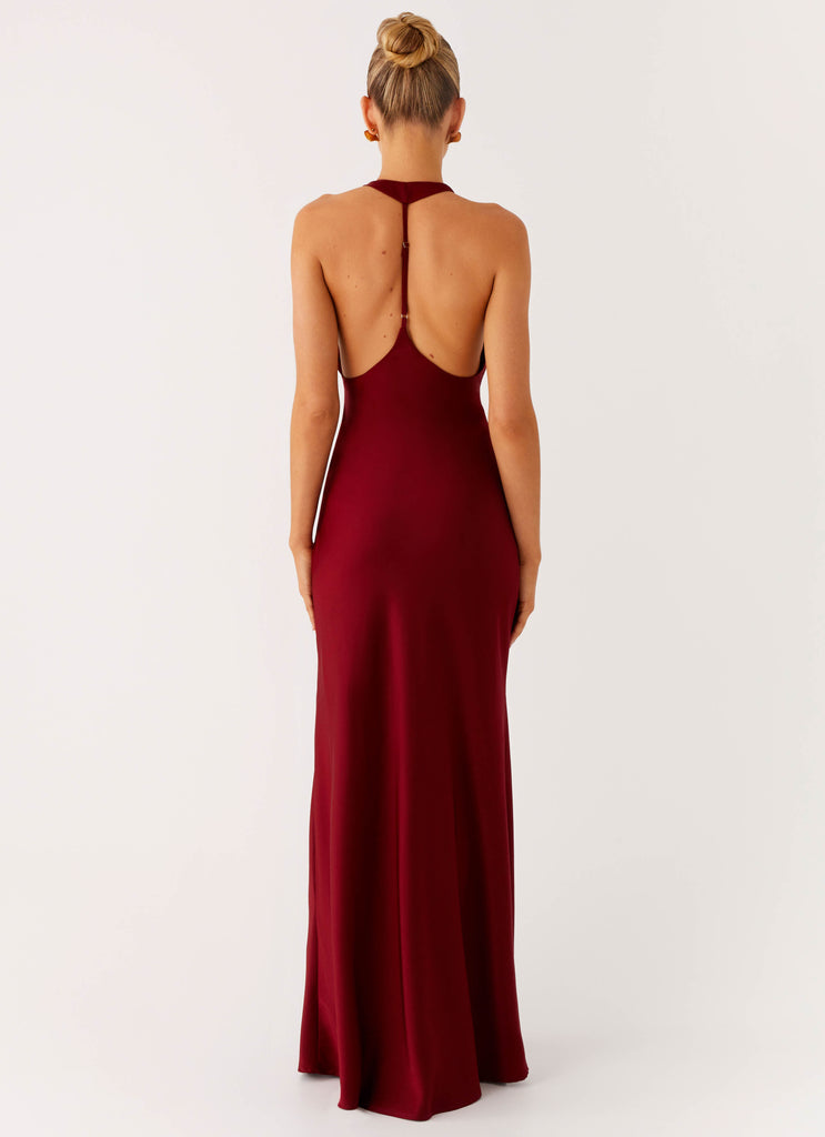 Peppermayo Peppermayo Exclusive - Angie Maxi Dress - Burgundy