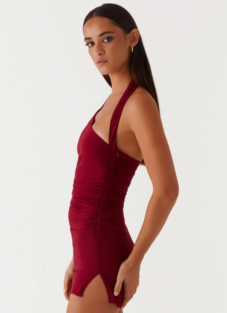 Peppermayo Peppermayo Exclusive - Annalissa Linen Mini Dress - Red