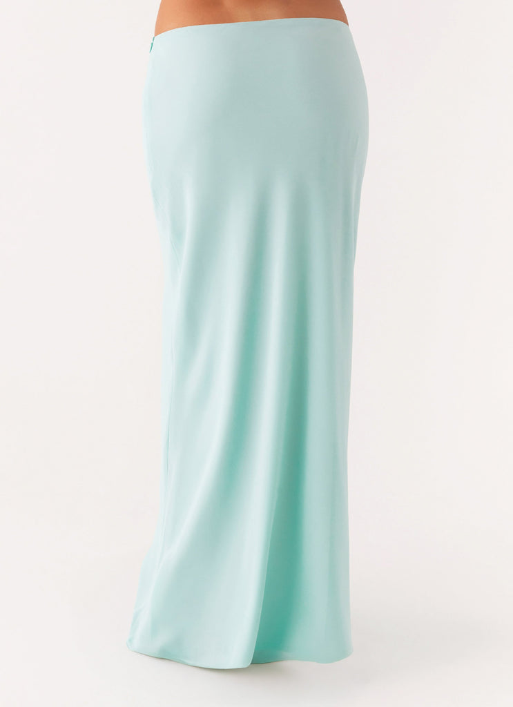 Peppermayo Peppermayo Exclusive - Another Life Chiffon Maxi Skirt - Pale Blue
