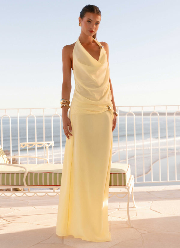 peppermayo Peppermayo Exclusive - Anuhea Maxi Skirt - Yellow