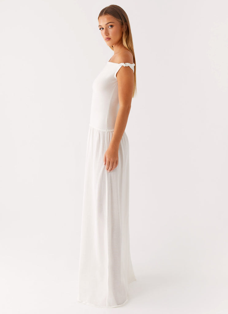 Peppermayo Peppermayo Exclusive - Ardella One Shoulder Maxi Dress - Ivory