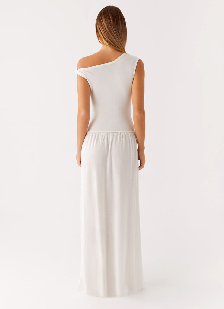 Peppermayo Peppermayo Exclusive - Ardella One Shoulder Maxi Dress - Ivory