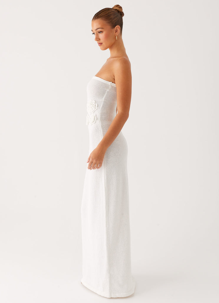 Peppermayo Peppermayo Exclusive - Arli Strapless Maxi Dress - Ivory