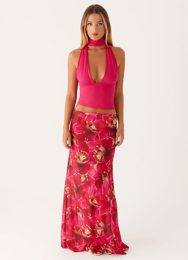 peppermayo Peppermayo Exclusive - Ashley Maxi Skirt - Orchid Pink