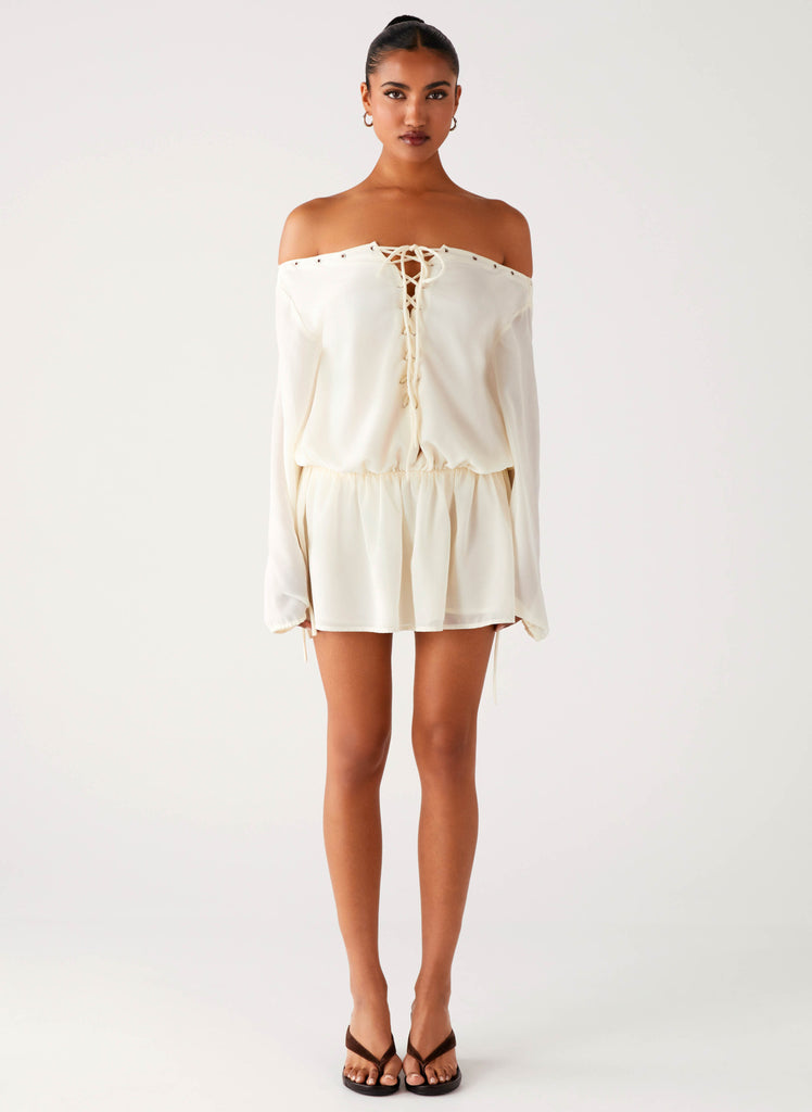 Peppermayo Peppermayo Exclusive - Astaria Mini Dress - Ivory