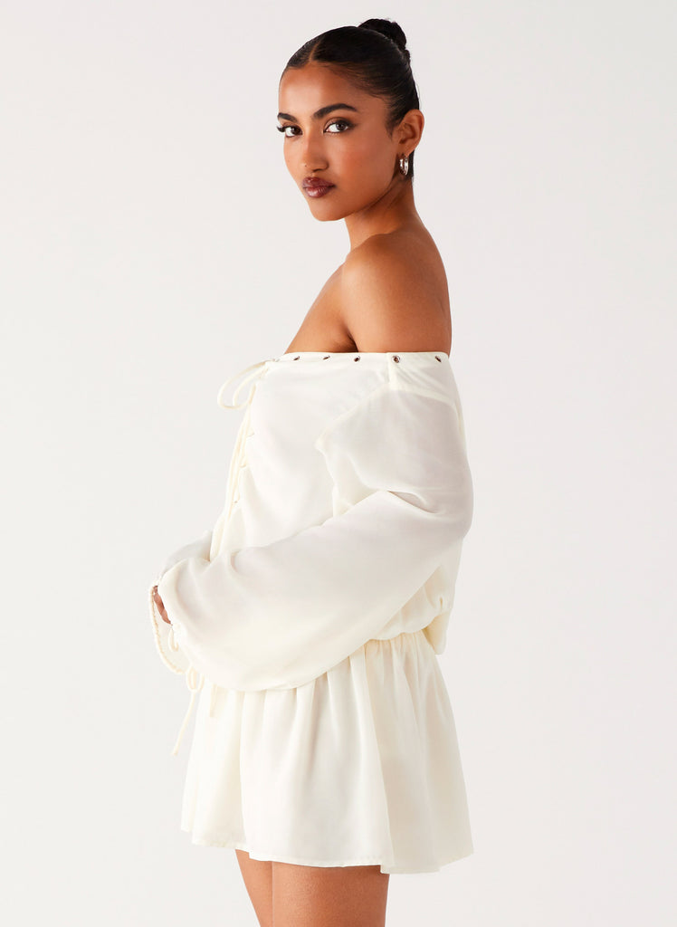 Peppermayo Peppermayo Exclusive - Astaria Mini Dress - Ivory