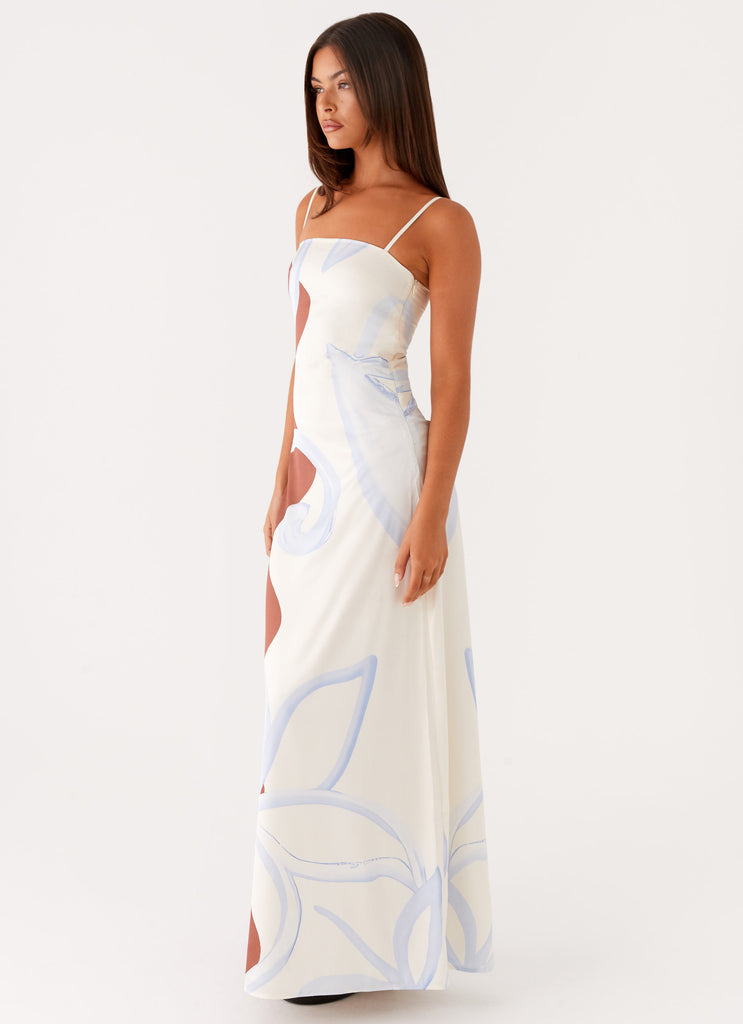 Peppermayo Peppermayo Exclusive - Aster Bloom Maxi Dress - Bloom Wave Print