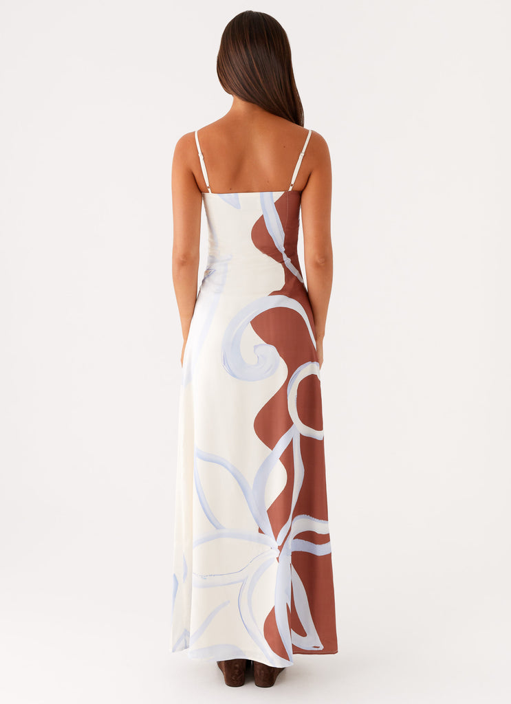 Peppermayo Peppermayo Exclusive - Aster Bloom Maxi Dress - Bloom Wave Print