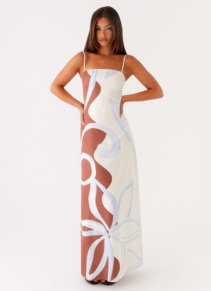 Peppermayo Peppermayo Exclusive - Aster Bloom Maxi Dress - Bloom Wave Print