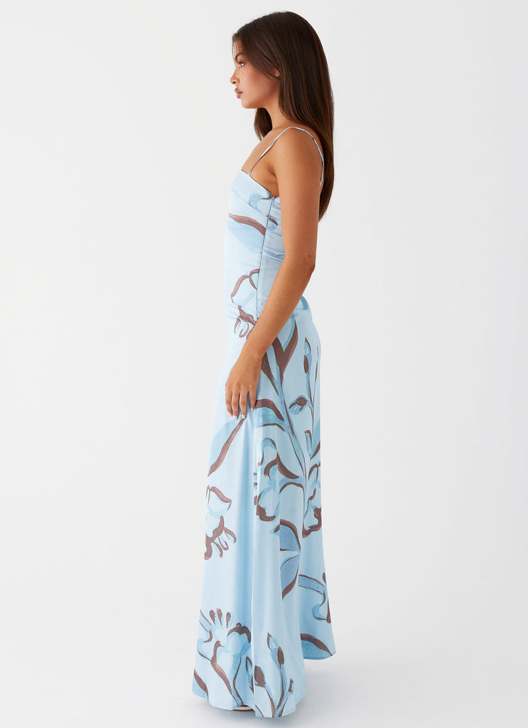Peppermayo Peppermayo Exclusive - Aster Bloom Maxi Dress - Blue Floral
