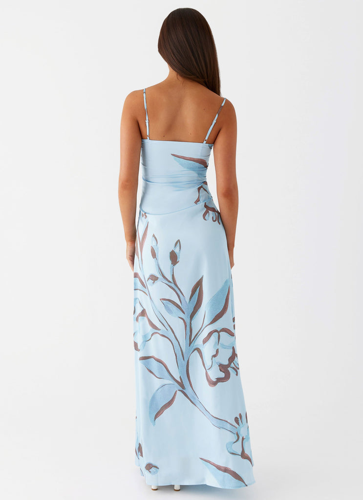 Peppermayo Peppermayo Exclusive - Aster Bloom Maxi Dress - Blue Floral