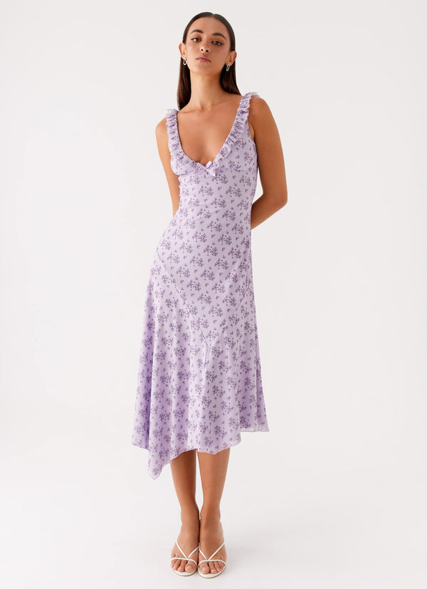 peppermayo Peppermayo Exclusive - Asteri Midi Dress - Lavender Meadow