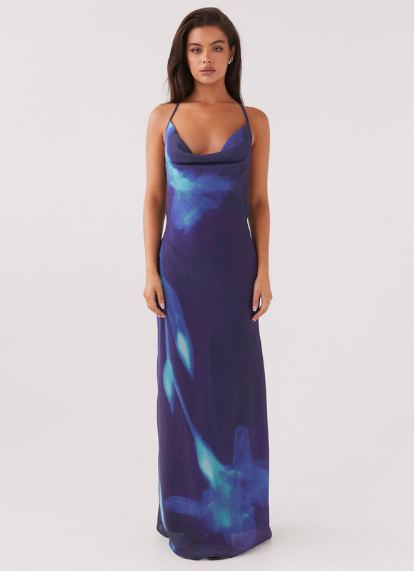 peppermayo Peppermayo Exclusive - Astra Maxi Dress - Cyber Rose