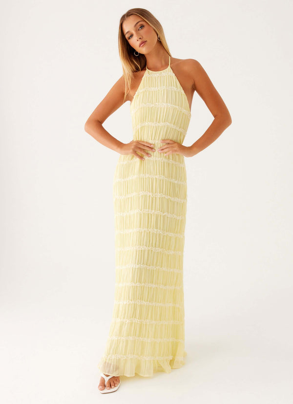 peppermayo Peppermayo Exclusive - Aullie Maxi Dress - Yellow