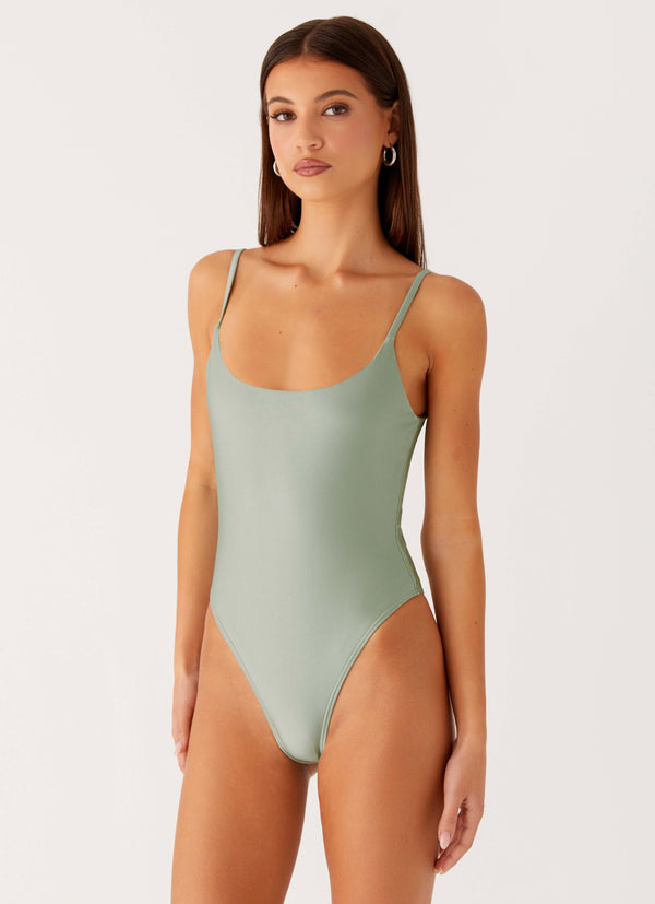 peppermayo Peppermayo Exclusive - Ava One Piece Swimsuit - Sage
