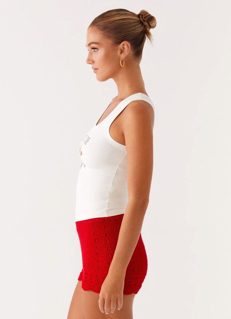 Peppermayo Peppermayo Exclusive - Avalita Tank Top - Ivory