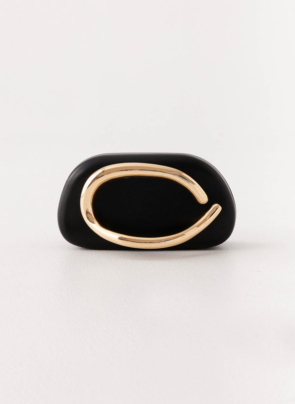 peppermayo Peppermayo Exclusive - Avenna Clutch Bag - Black