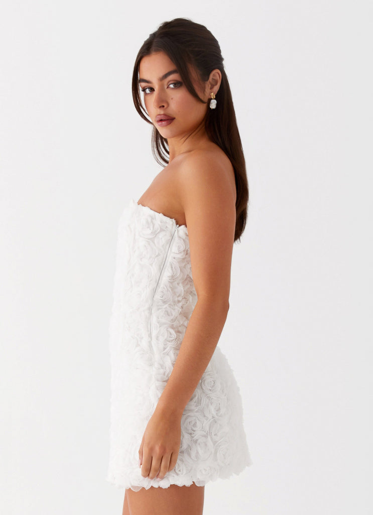 Peppermayo Peppermayo Exclusive - Ayanna Strapless Mini Dress - White