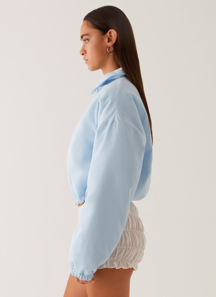 Peppermayo Peppermayo Exclusive - Baltimore Bomber Jacket - Pale Blue