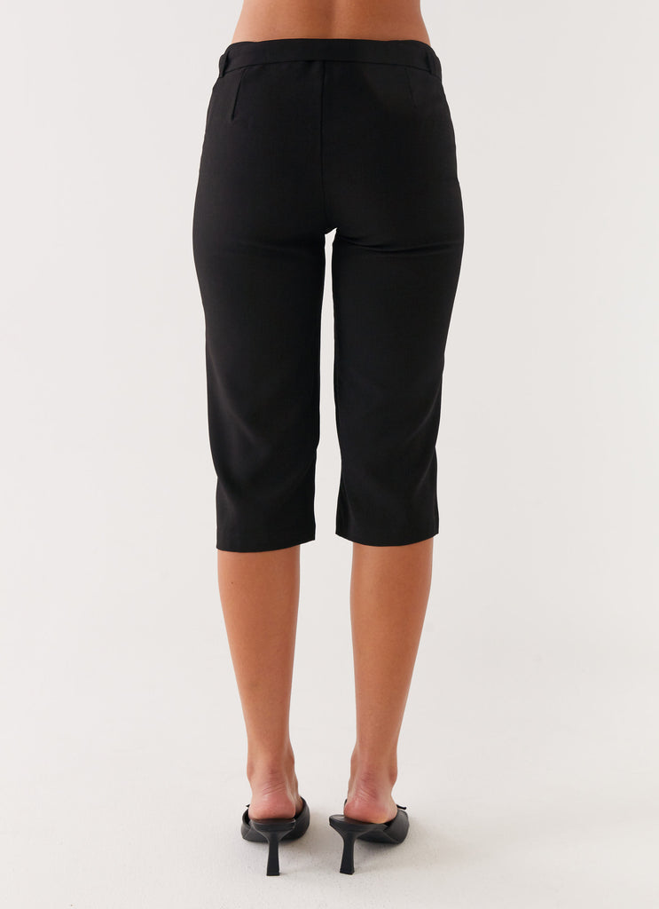 Peppermayo Peppermayo Exclusive - Banks Capri Pants - Black