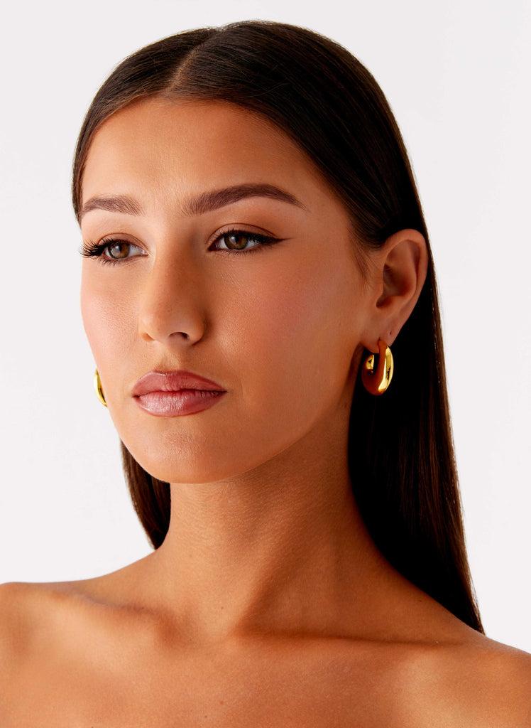 Peppermayo Peppermayo Exclusive - Bare Essentials Earrings - Gold