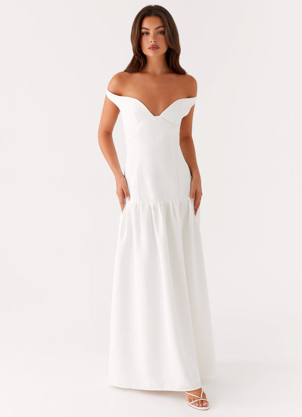 peppermayo Peppermayo Exclusive - Basel Maxi Dress - White
