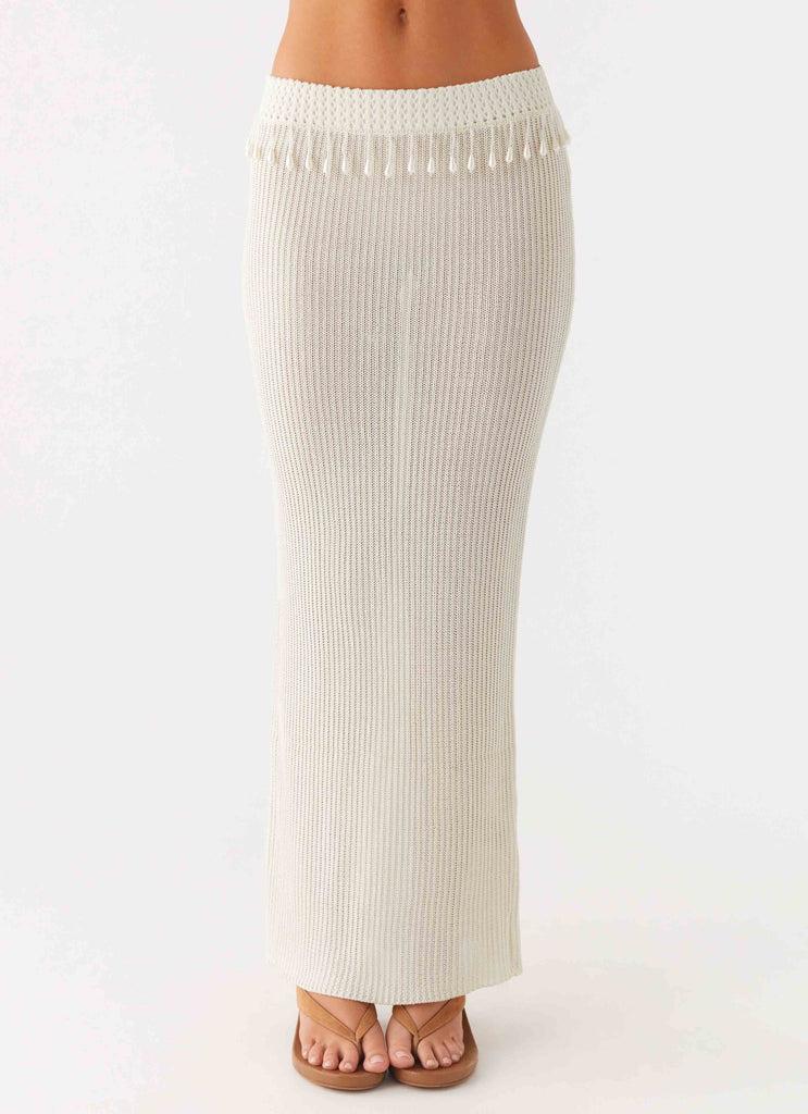 Peppermayo Peppermayo Exclusive - Basilia Maxi Skirt - Off White