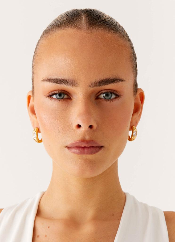 Peppermayo Peppermayo Exclusive - Beach Stroll Earrings - Gold