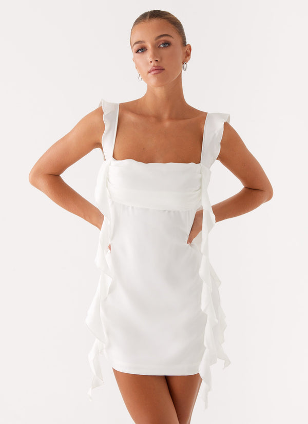peppermayo Peppermayo Exclusive - Beckham Mini Dress - White