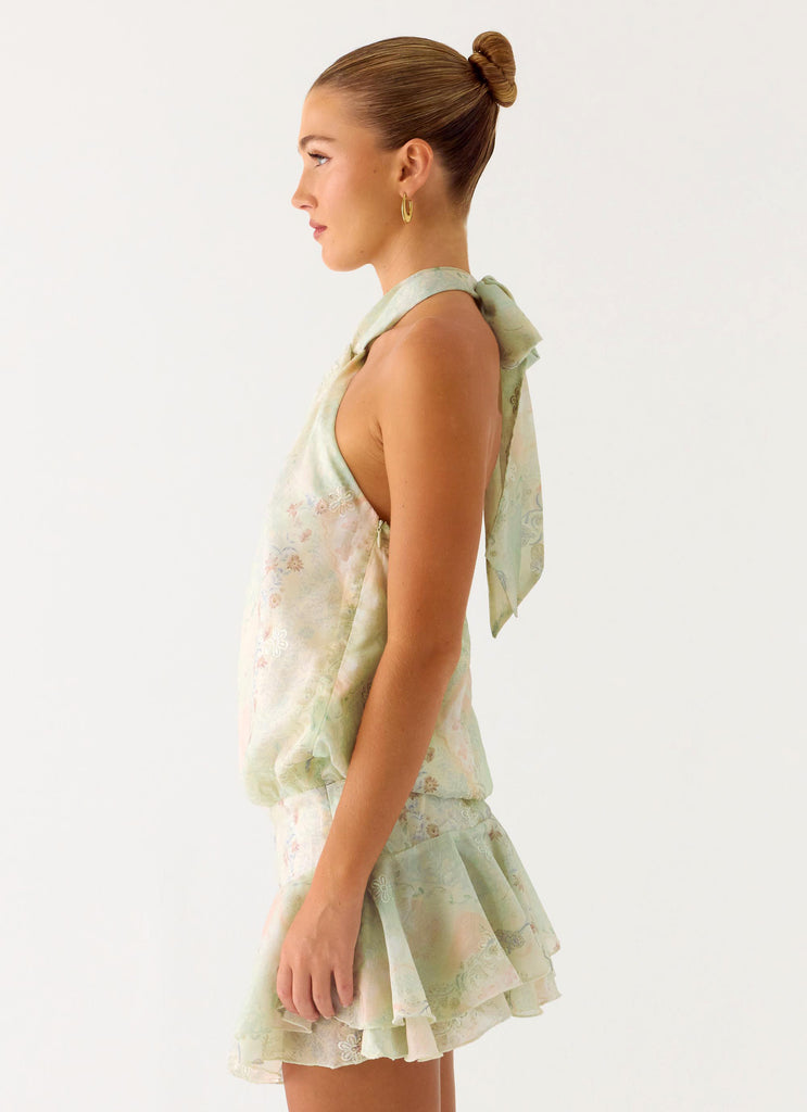 Peppermayo Peppermayo Exclusive - Beginning Mini Dress - Mystic Paisley