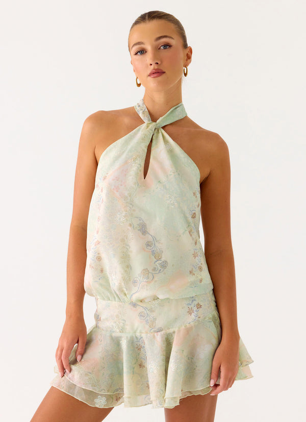 peppermayo Peppermayo Exclusive - Beginning Mini Dress - Mystic Paisley