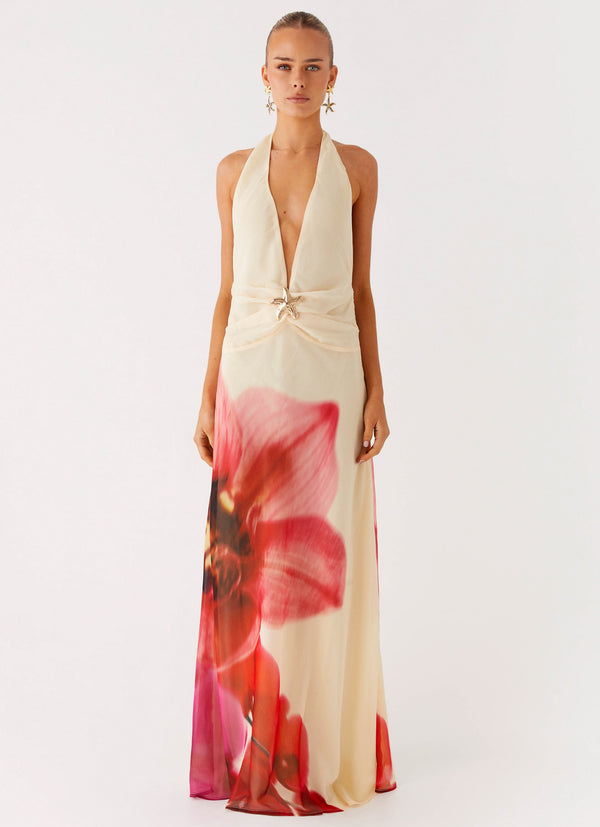 peppermayo Peppermayo Exclusive - Belivia Maxi Dress - Yellow Bloom