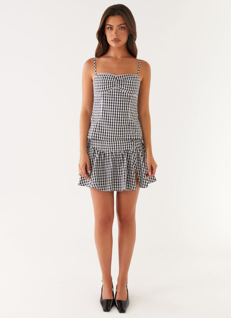 Peppermayo Peppermayo Exclusive - Bellamy Top - Black Gingham