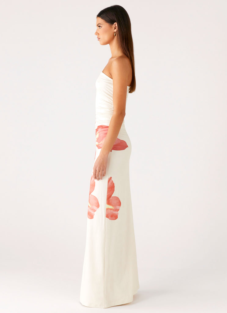 Peppermayo Peppermayo Exclusive - Bellanca Strapless Maxi Dress - Siena Floral
