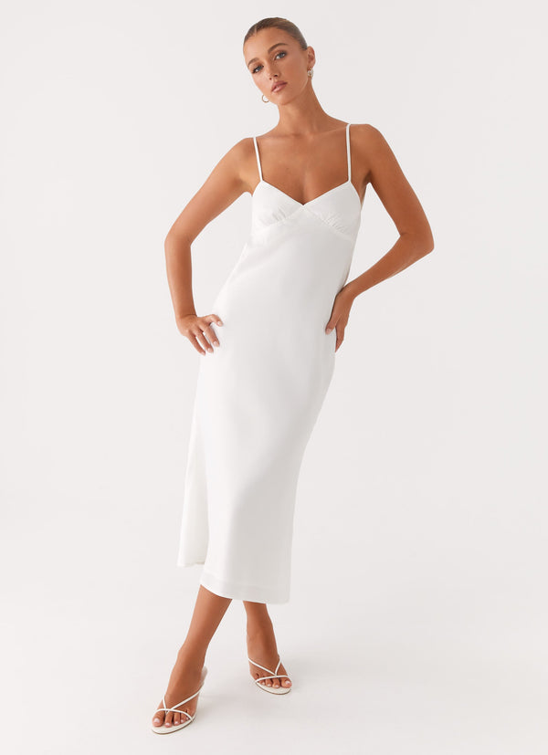 peppermayo Peppermayo Exclusive - Bentley Midi Dress - White